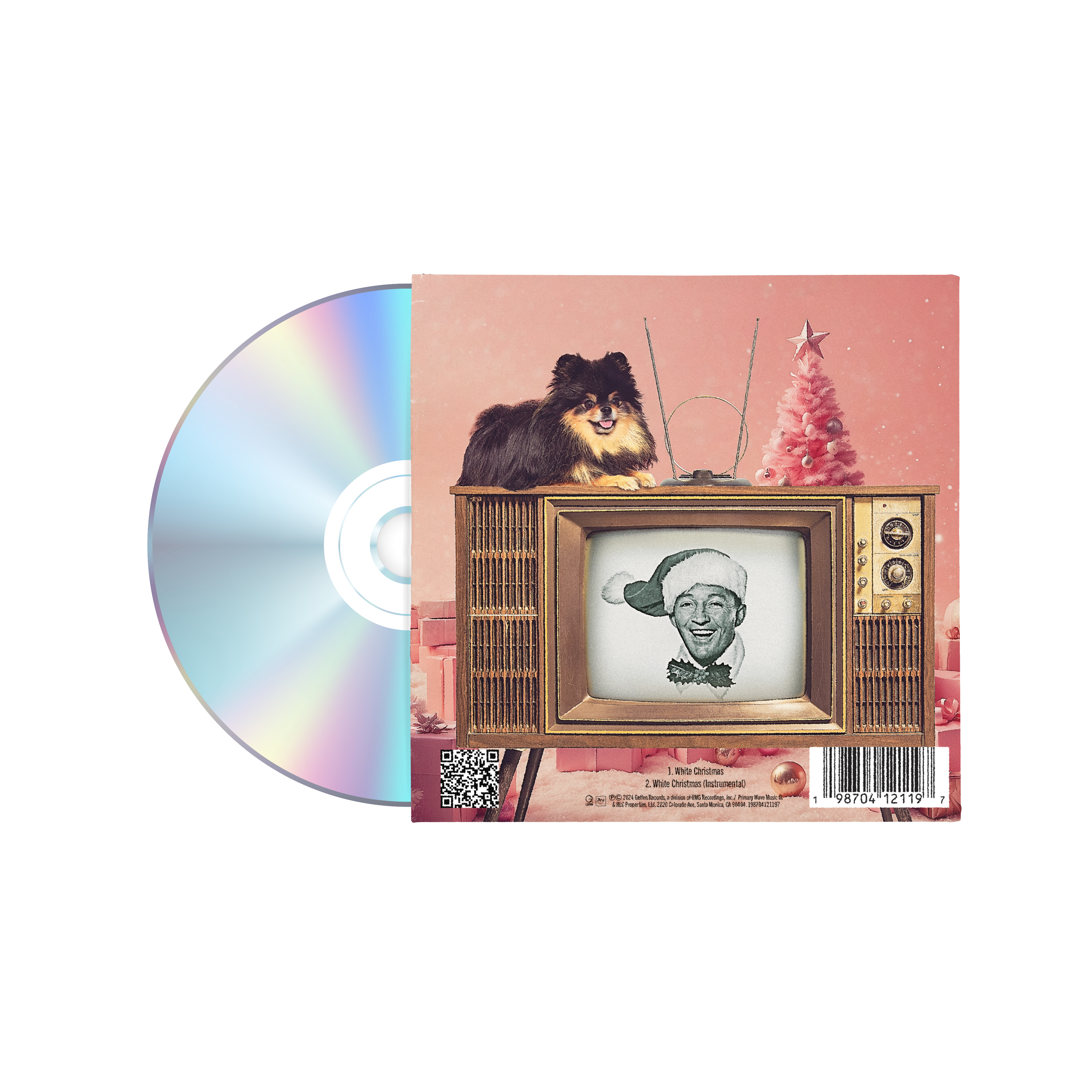 V x Bing Crosby - White Christmas Pink CD - Interscope Records V x Bing Crosby - White Christmas Pink CD - Interscope Records