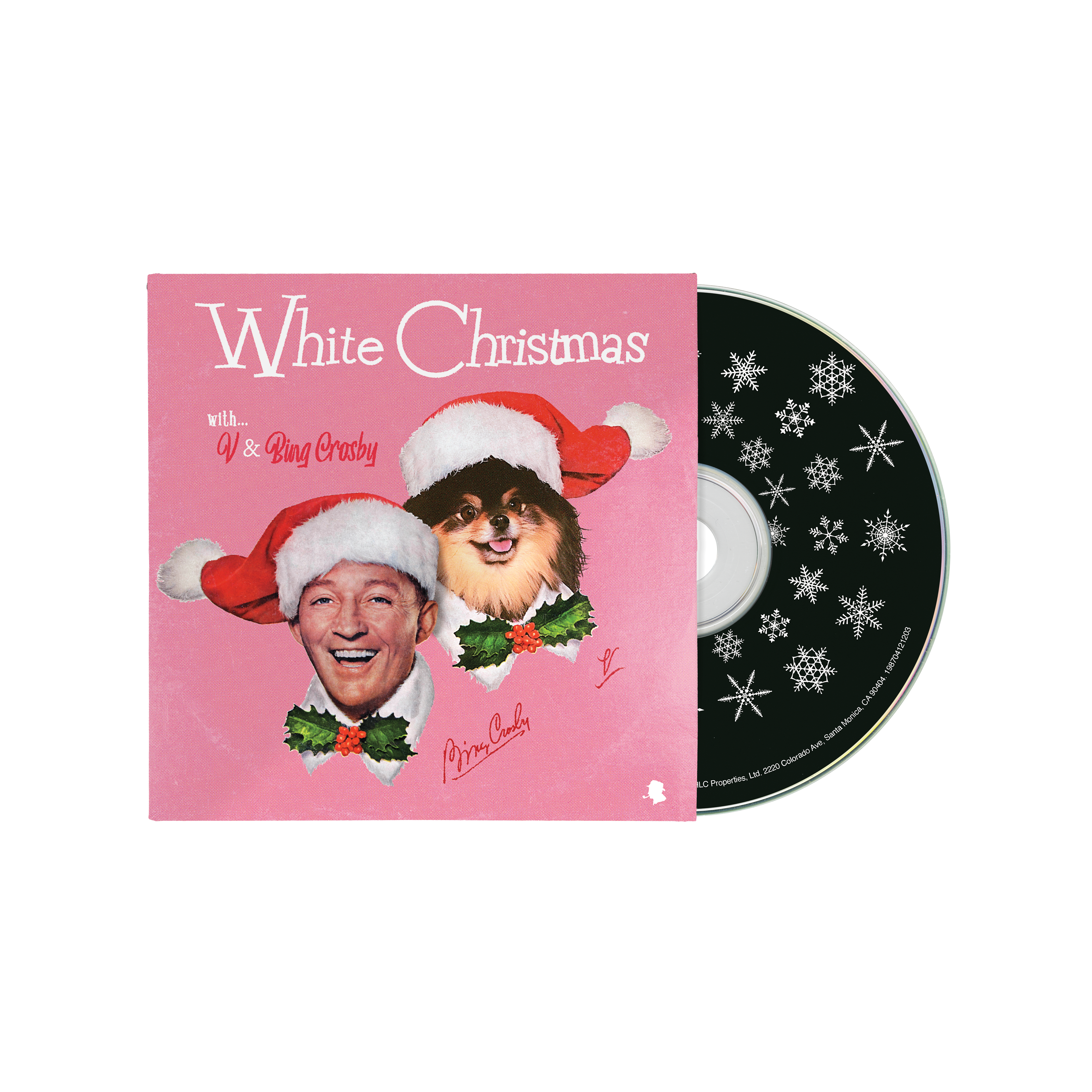 V x Bing Crosby - White Christmas Snowflake CD front