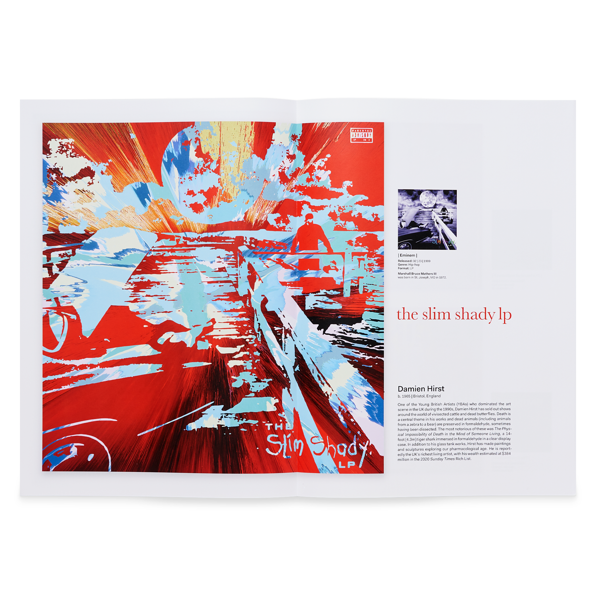 Eminem - The Marshall Mathers LP 2 by Damien Hirst Gallery Vinyl Eminem - The Marshall Mathers LP 2 by Damien Hirst Gallery Vinyl