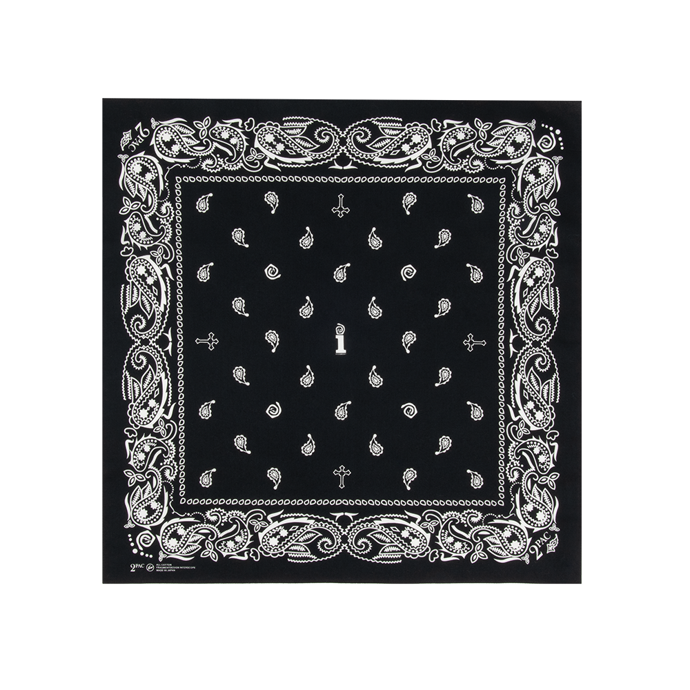 Fragment x 2Pac Bandana Front