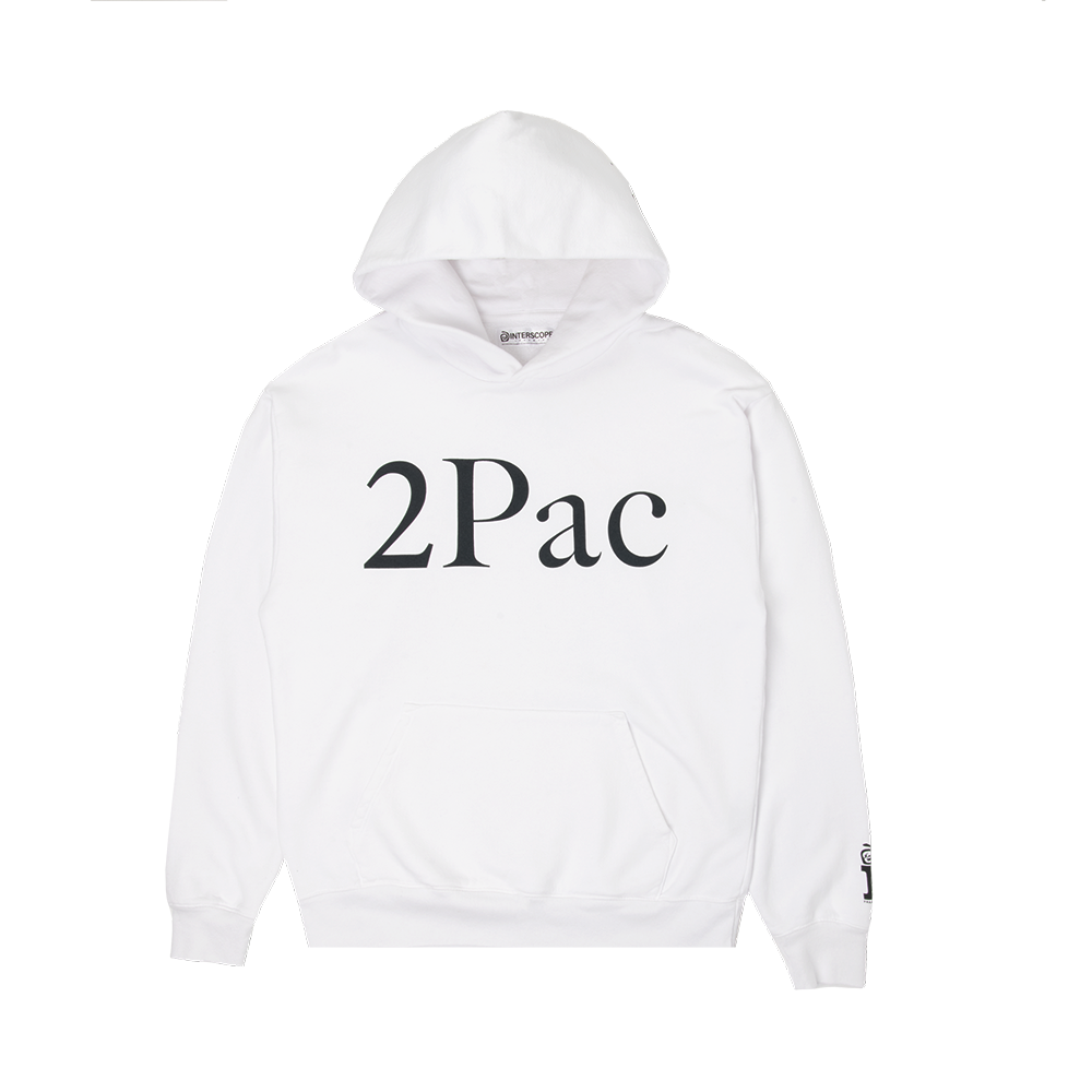 Fragment x 2Pac White Hoodie Front