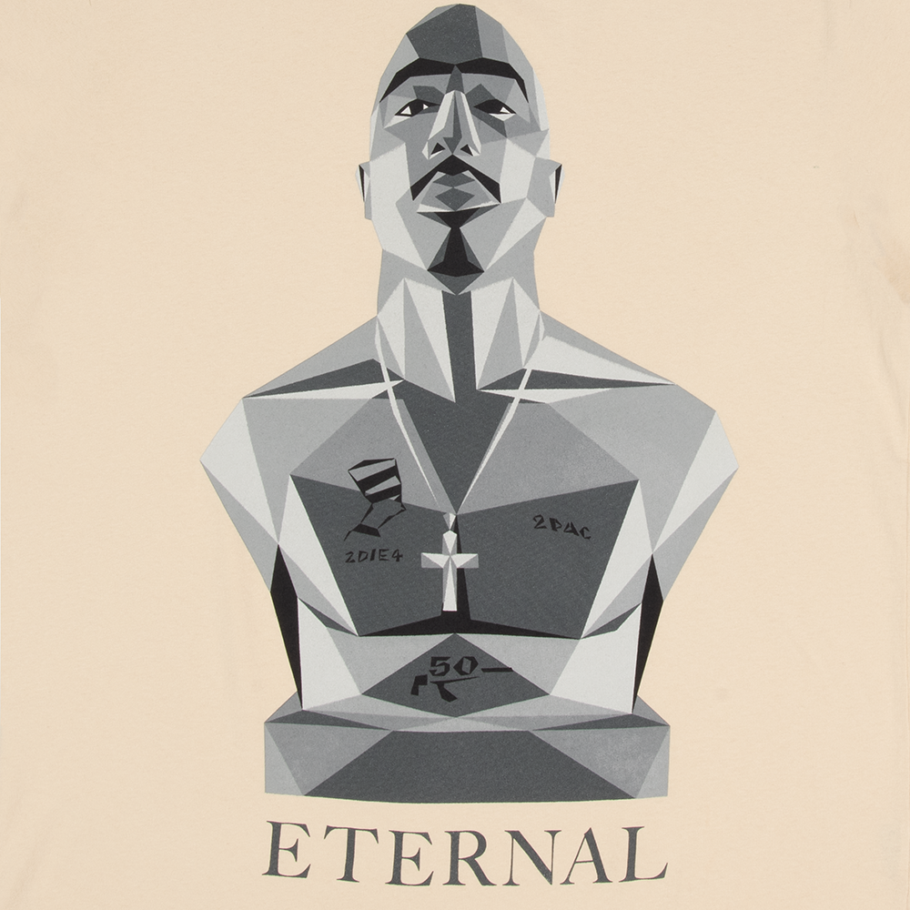 Fragment x 2Pac Light Khaki T-Shirt - Interscope Records Fragment x 2Pac Light Khaki T-Shirt - Interscope Records