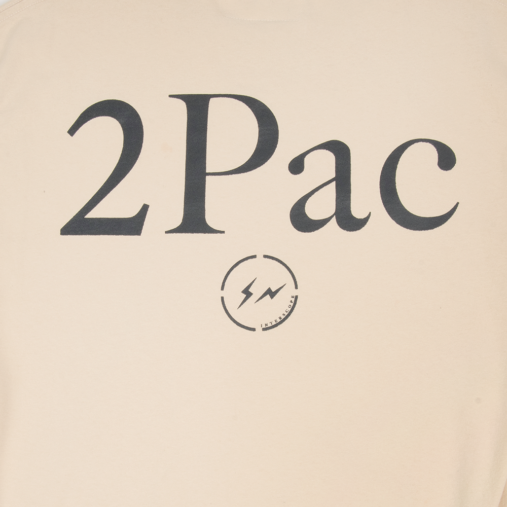 Fragment x 2Pac Light Khaki T-Shirt - Interscope Records Fragment x 2Pac Light Khaki T-Shirt - Interscope Records