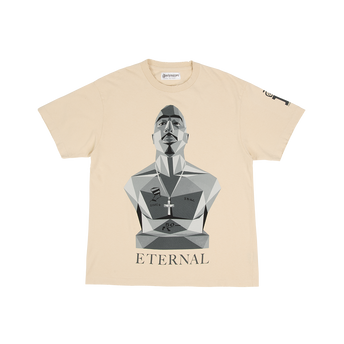 Fragment x 2Pac Light Khaki T-Shirt Front