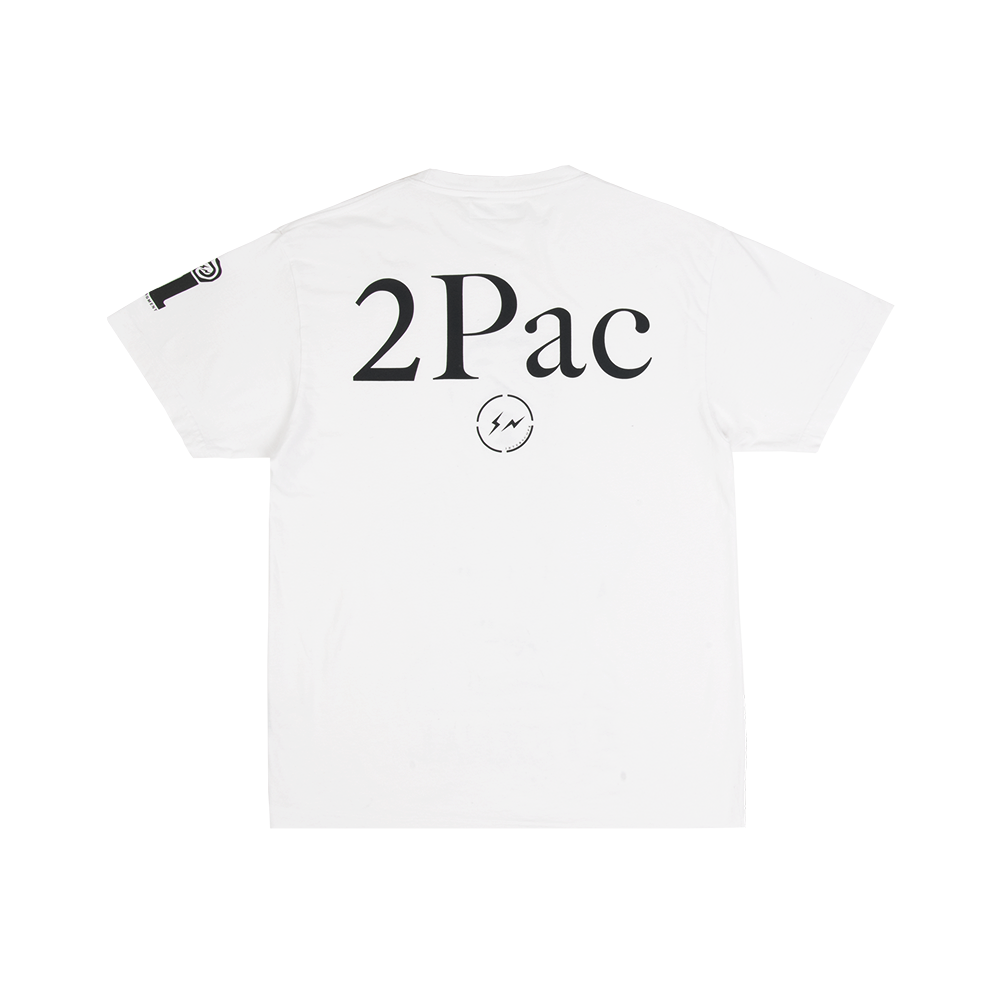 2Pac Fragment x 2Pac White T Shirt Interscope Records