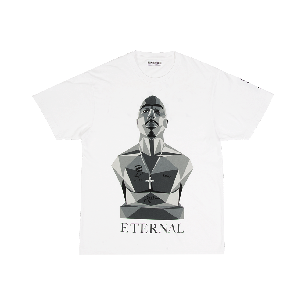 Fragment x 2Pac White T-Shirt Front