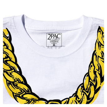 2Pac x Joshua Vides Chain Pocket T-Shirt Detail Front