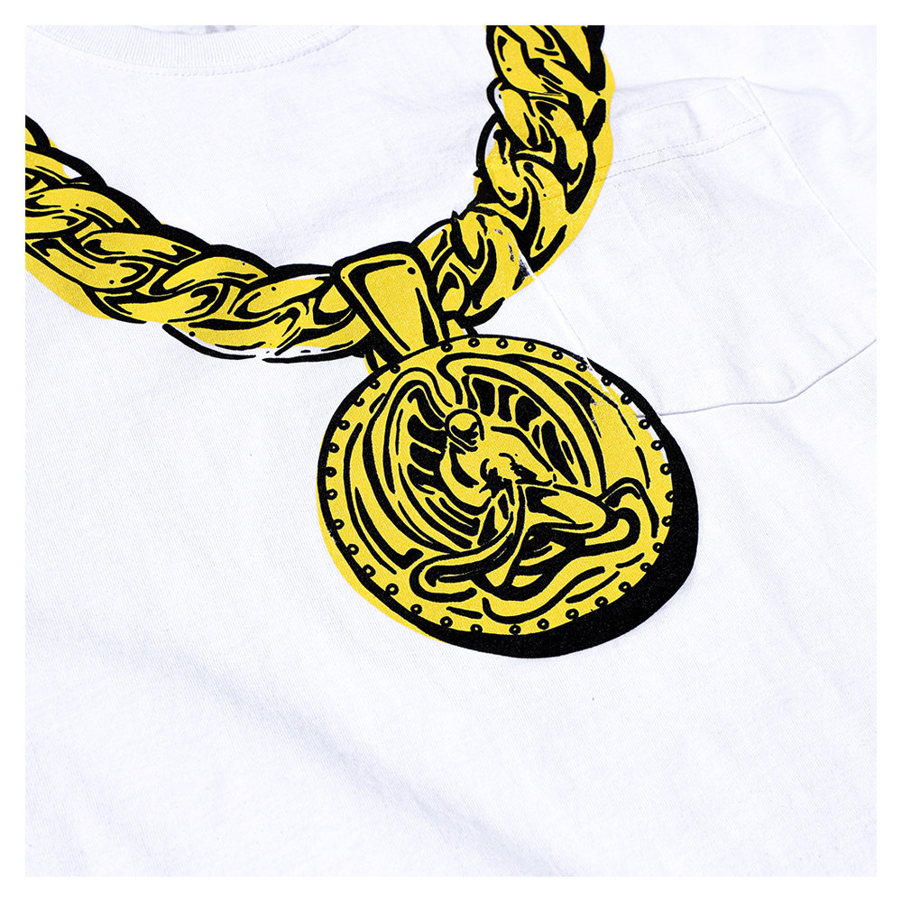 2Pac x Joshua Vides Chain Pocket T-Shirt Detail Back 