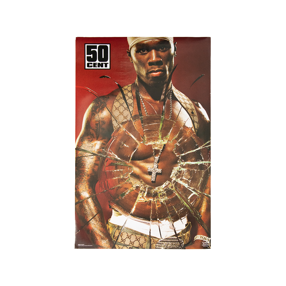 50 Cent Vintage Poster - Interscope Records