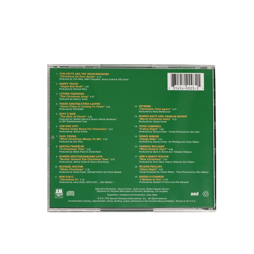 'A Very Special Christmas' 2CD - Back Cover