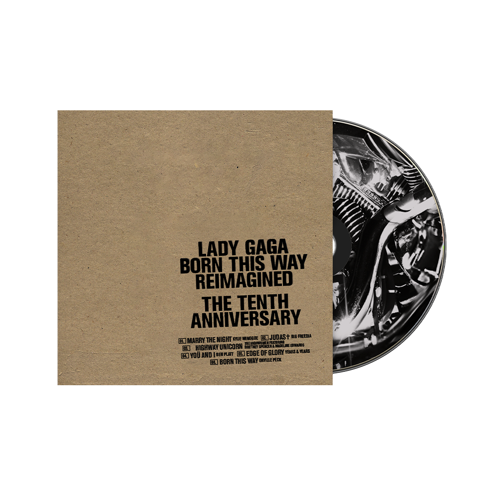 BORN THIS WAY THE TENTH ANNIVERSARY 2CD Bonus CD Front