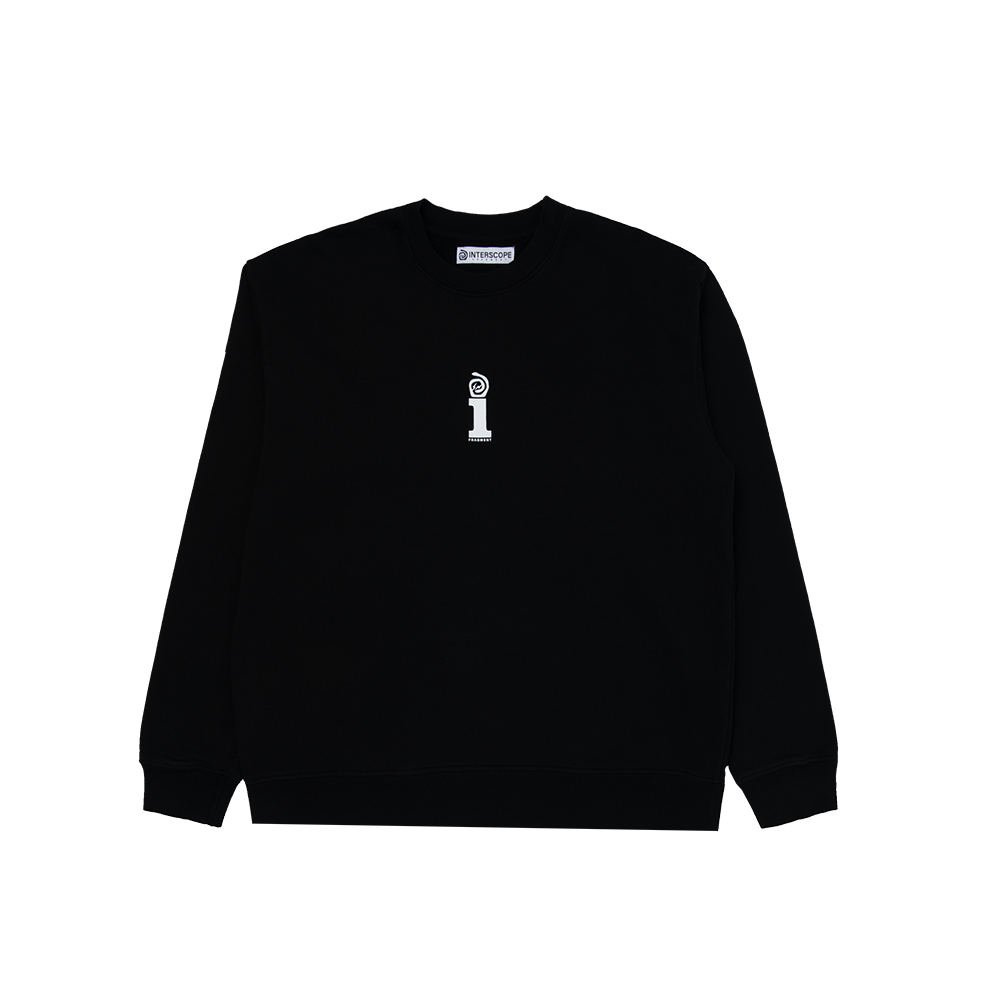 Fragment Black Crewneck Front