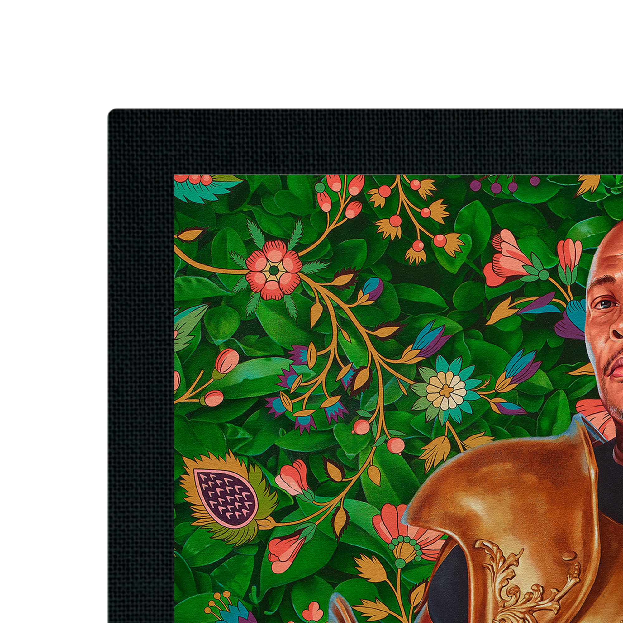 Dr. Dre - 2001 by Kehinde Wiley Gallery Vinyl Detail