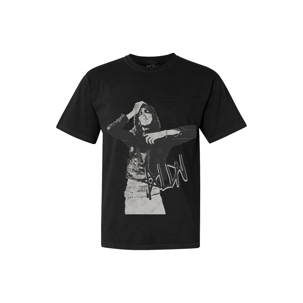 Portrait Black T-Shirt Front