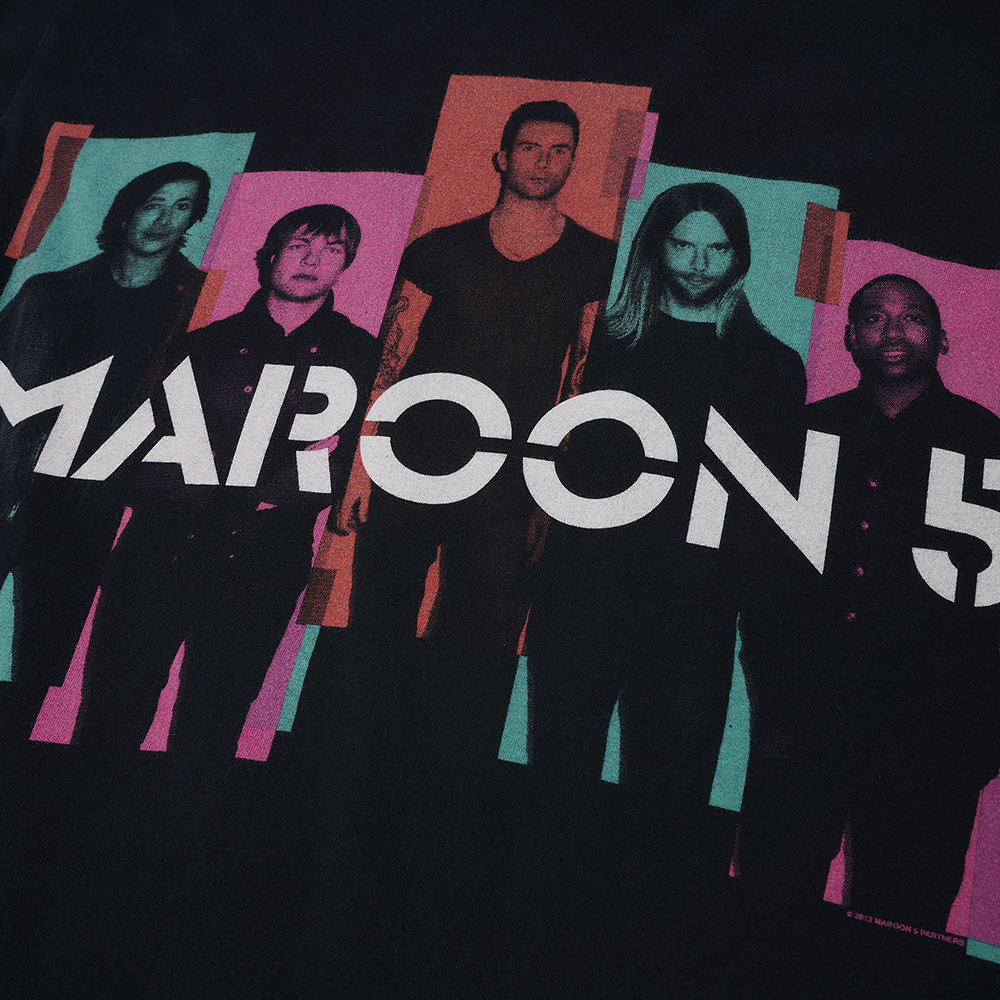 Maroon 5 North America Vintage Tour T-Shirt Detail 1