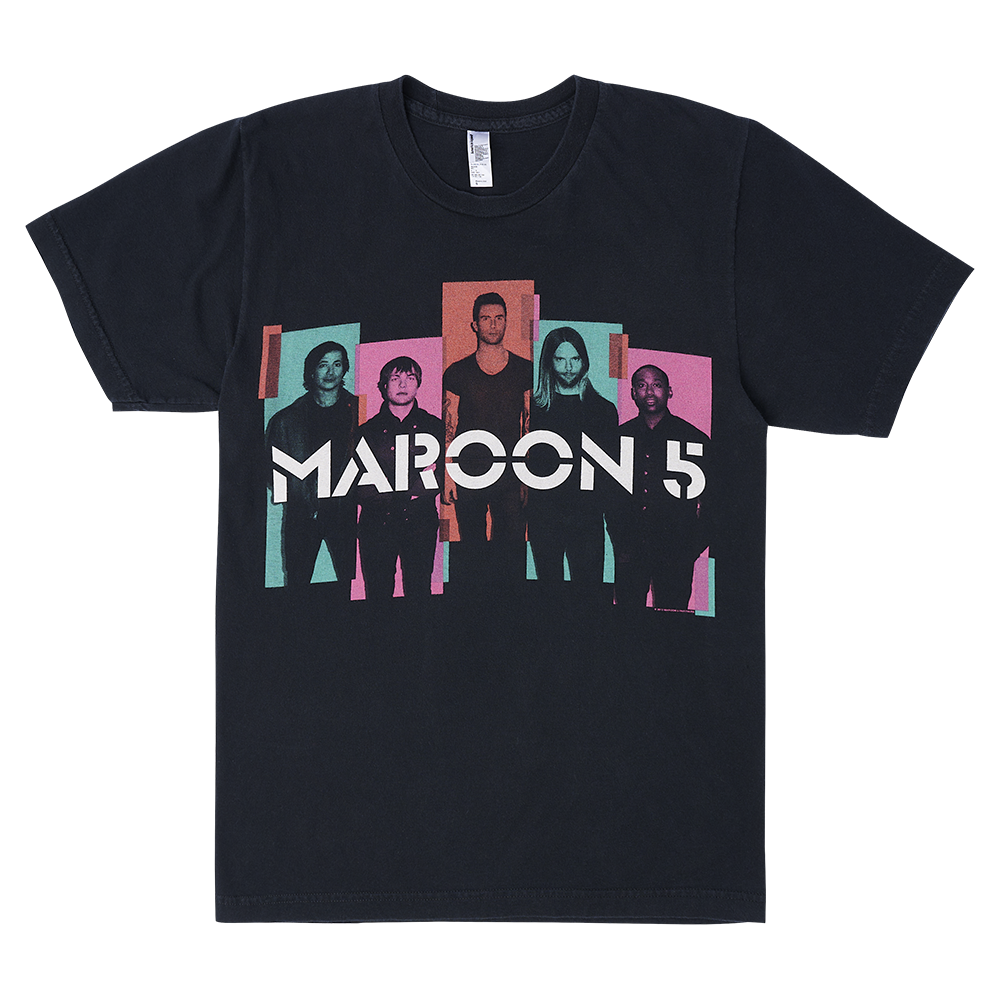 Maroon 5 North America Vintage Tour T-Shirt Front