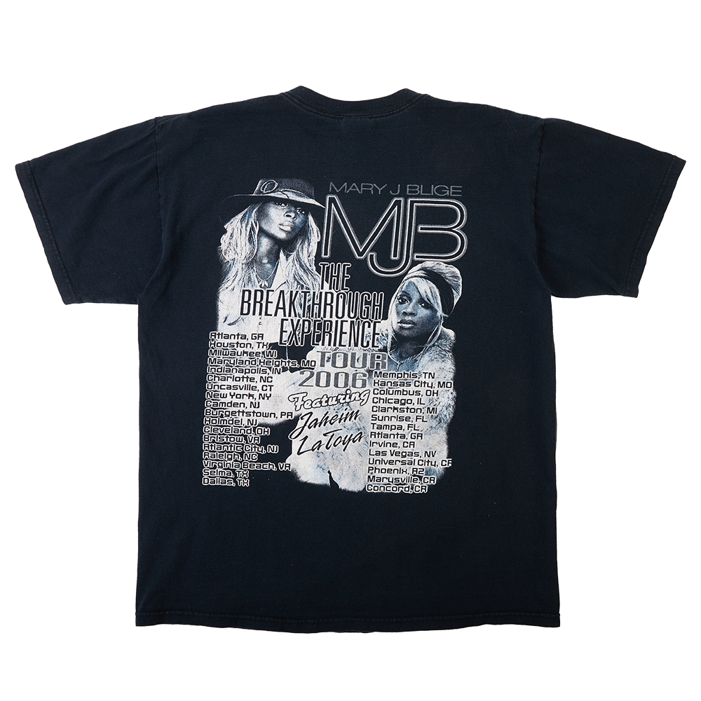 Mary J. Blige "The Breakthrough Experience" Vintage T-Shirt - Back