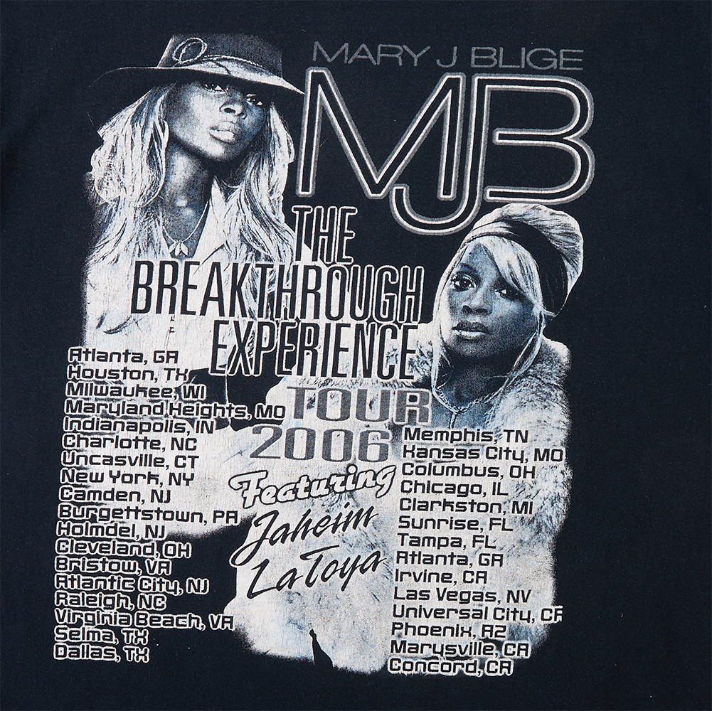 Mary J. Blige "The Breakthrough Experience" Vintage T-Shirt - Back Detail