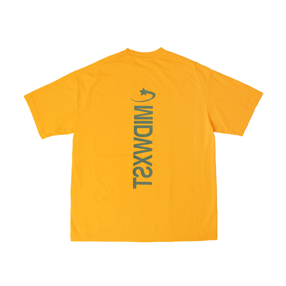 midwxst Yellow Mirror T-Shirt Back