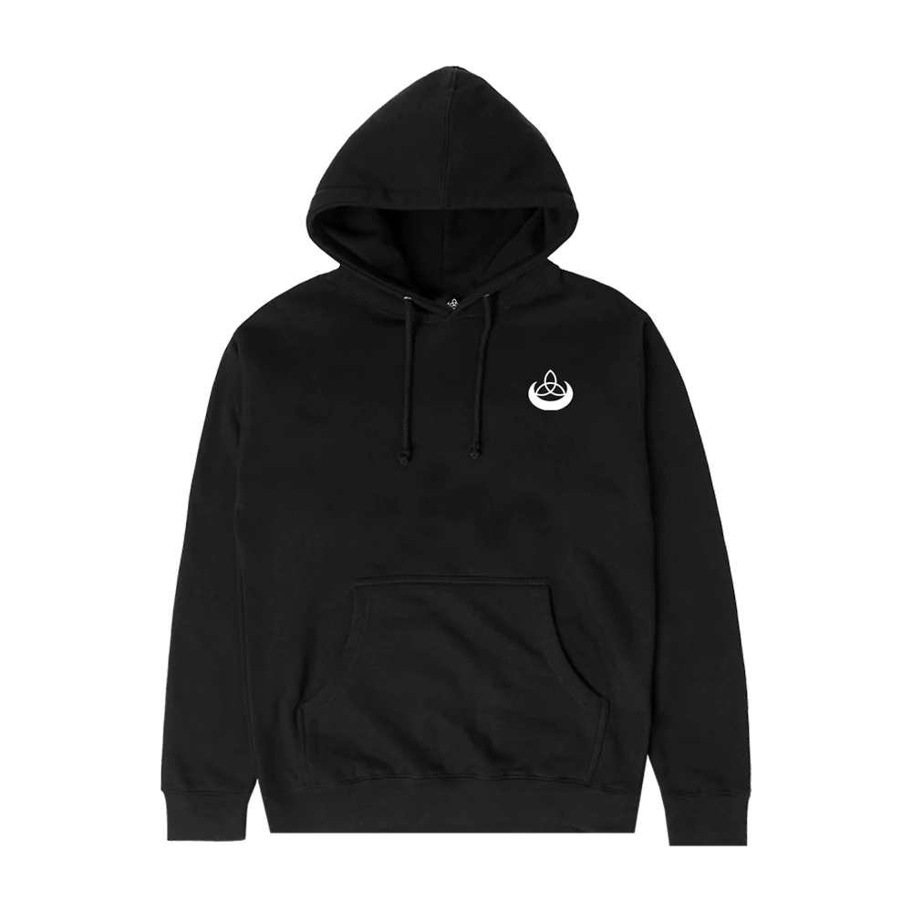 Off-White™ Logo detail black hoodie