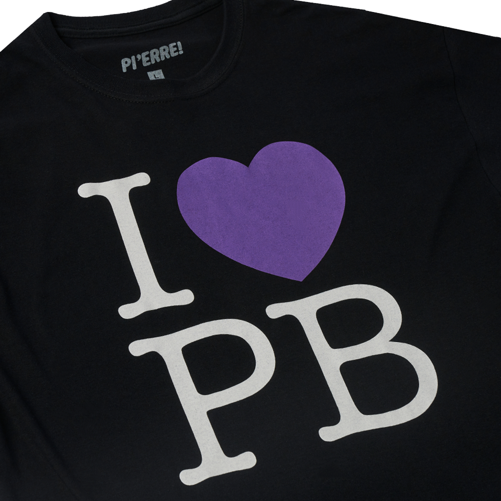 I Love PB Black T-Shirt - Interscope Records I Love PB Black T-Shirt - Interscope Records