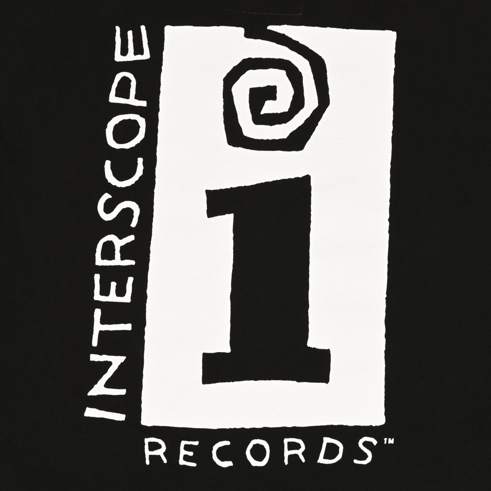 Interscope T-Shirt - Black and White - Back Detail