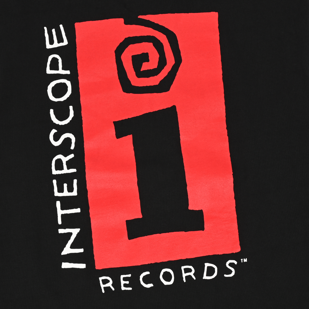 Interscope Longsleeve T-Shirt - Black and Red - Back Detail