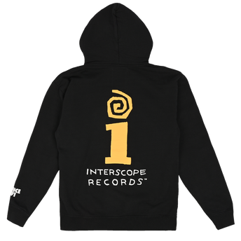 Interscope Hoodie - Black and Yellow - Back