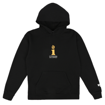 Interscope Hoodie - Black and Yellow - Front