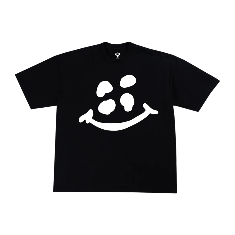 Black Smiley T-Shirt