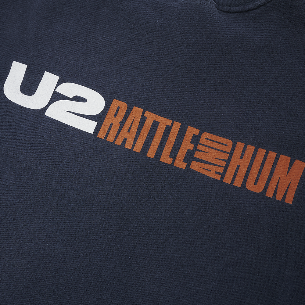 U2 Rattle and Hum Vintage T-Shirt - Interscope Records U2 Rattle and Hum Vintage T-Shirt - Interscope Records
