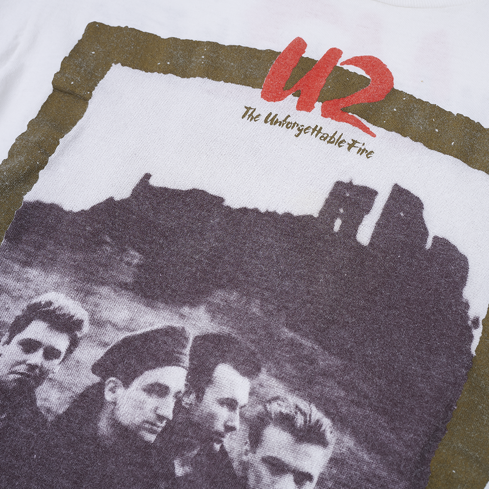 U2 The Unforgettable Fire Vintage T-Shirt Detail 1