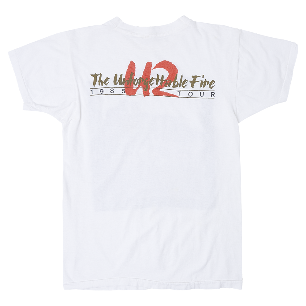 U2 The Unforgettable Fire Vintage T-Shirt Back