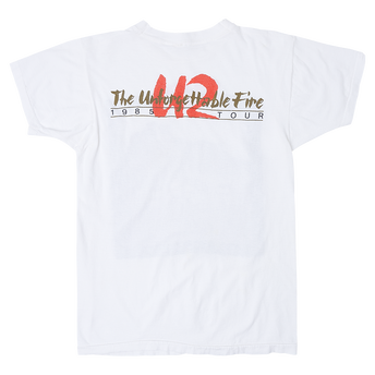 U2 The Unforgettable Fire Vintage T-Shirt Back