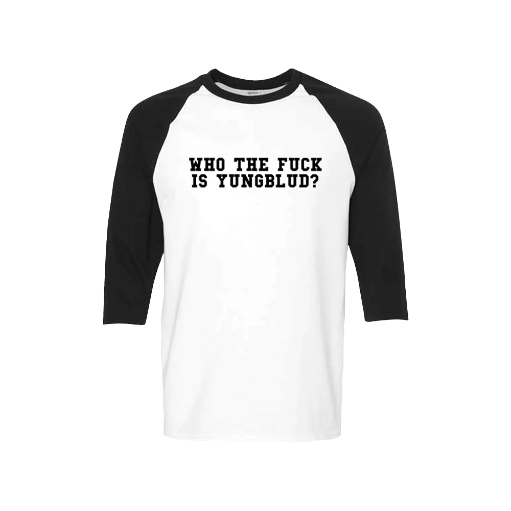 WHO THE FUCK IS YUNGBLUD BASEBALL TEE