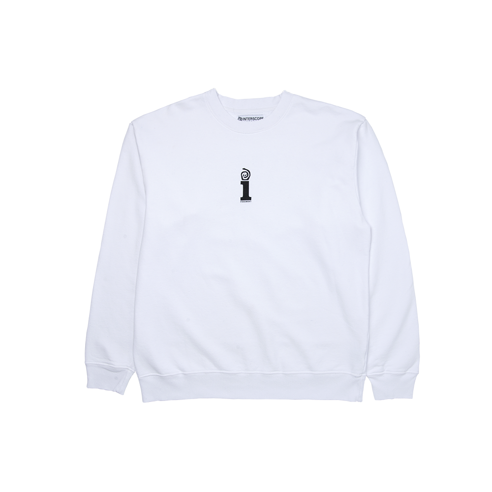 Fragment White Crewneck Front