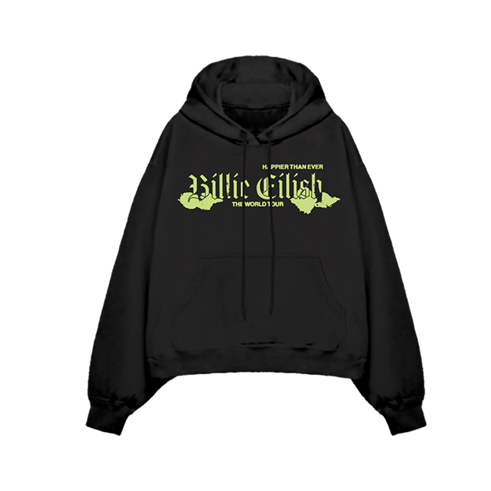 World Tour Black Hoodie Interscope Records