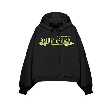 World Tour Black Hoodie Front