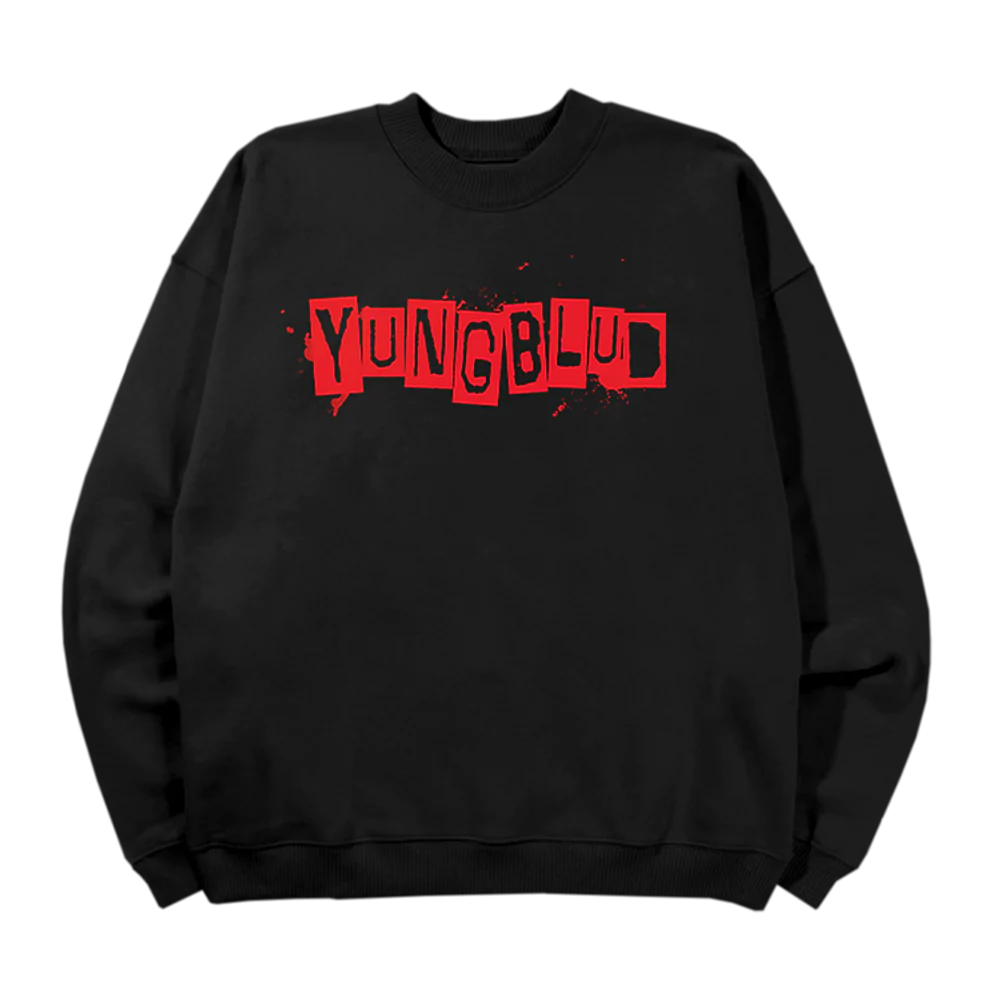 YUNGBLUD LOGO CREWNECK PULLOVER