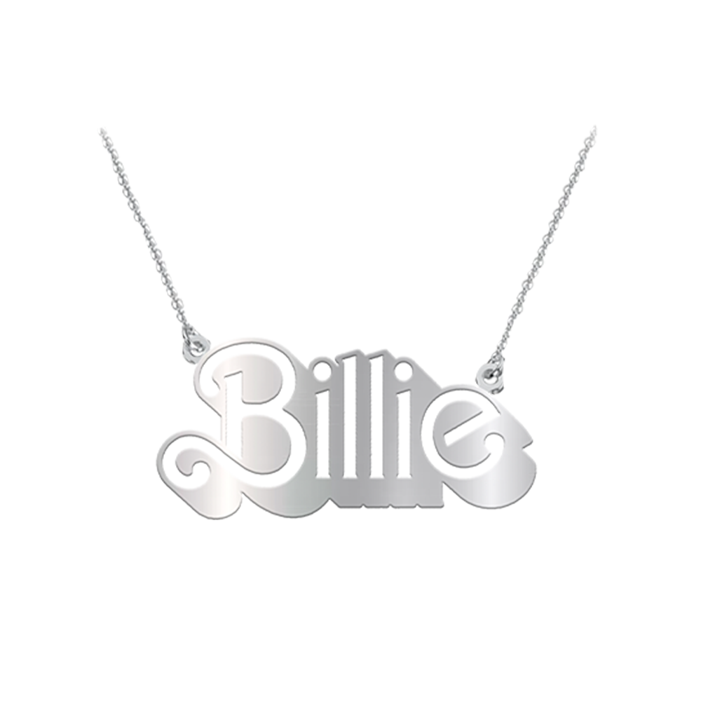 Barbie x Billie Eilish Silver Necklace