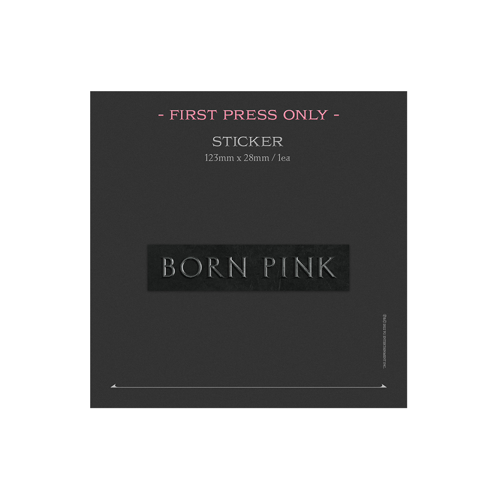 BORN PINK Exclusive Box Set - Black Version 9