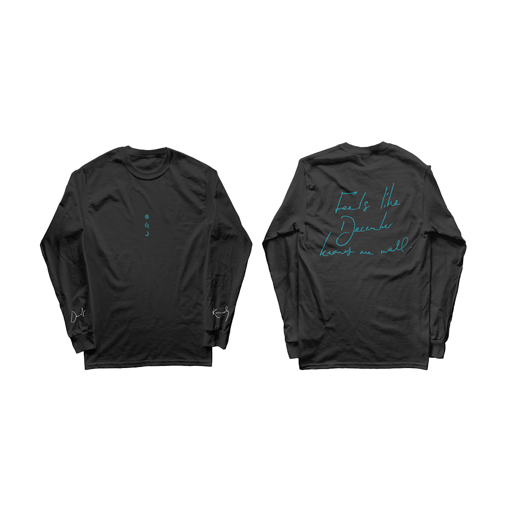 MOMENTS PASSED BLACK LONGSLEEVE TEE