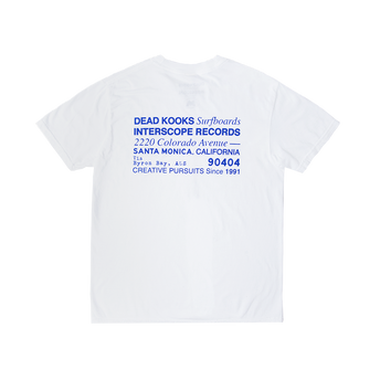 Interscope x Dead Kooks Collection 01 - White T-Shirt Back