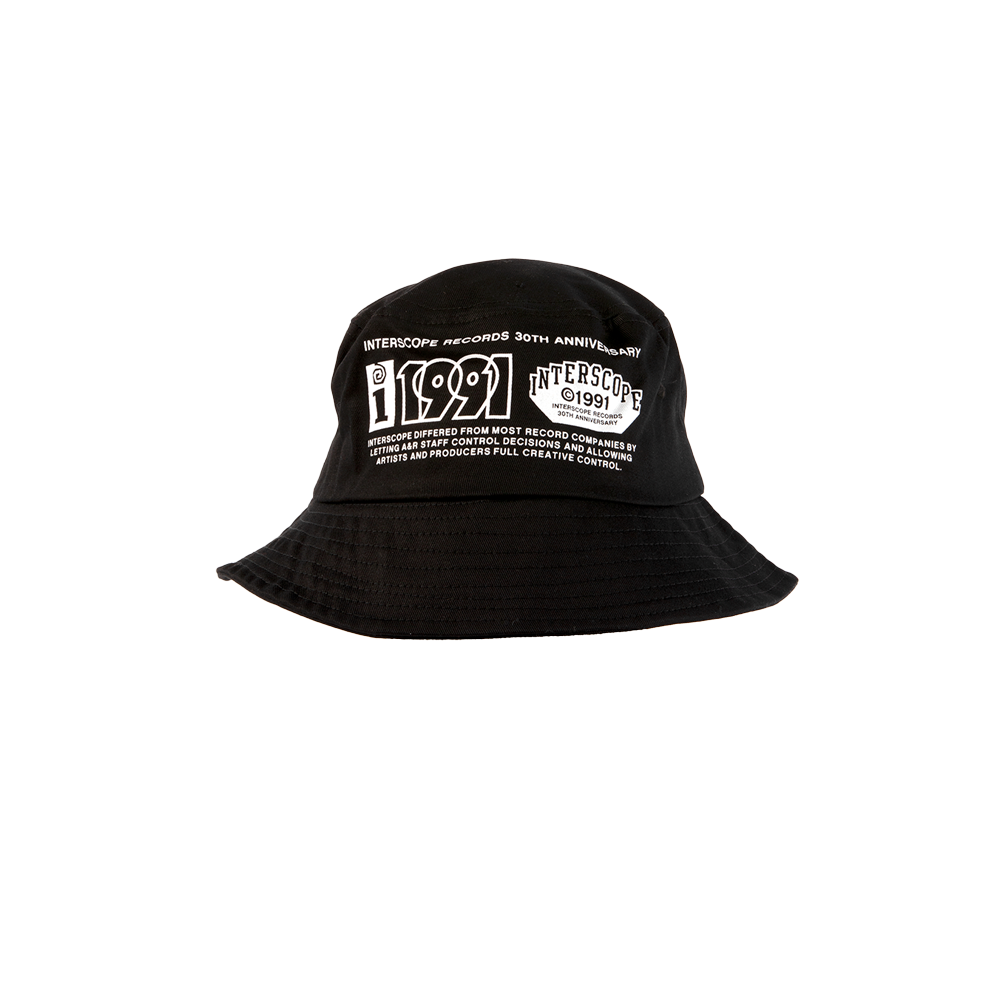 Interscope x Kappa Bucket Hat (Black)