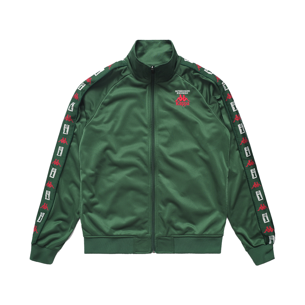 Interscope x Kappa Track Jacket (Green) Front