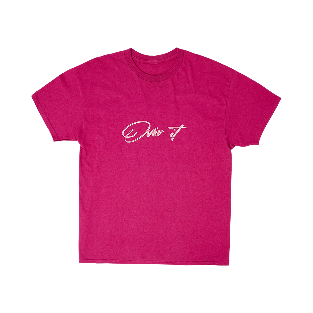 Over It T-Shirt (Magenta) Front