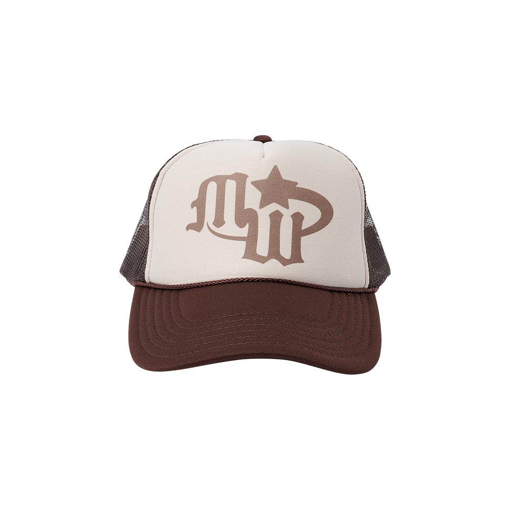 midwxst Tan Trucker Hat Front