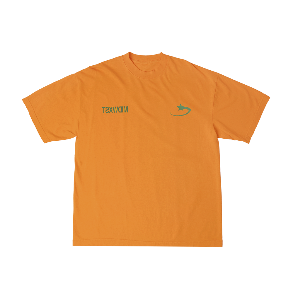 midwxst Orange Mirror T-Shirt Front