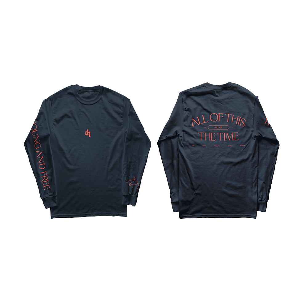 YOUNG & FREE FRENCH NAVY LONGSLEEVE TEE