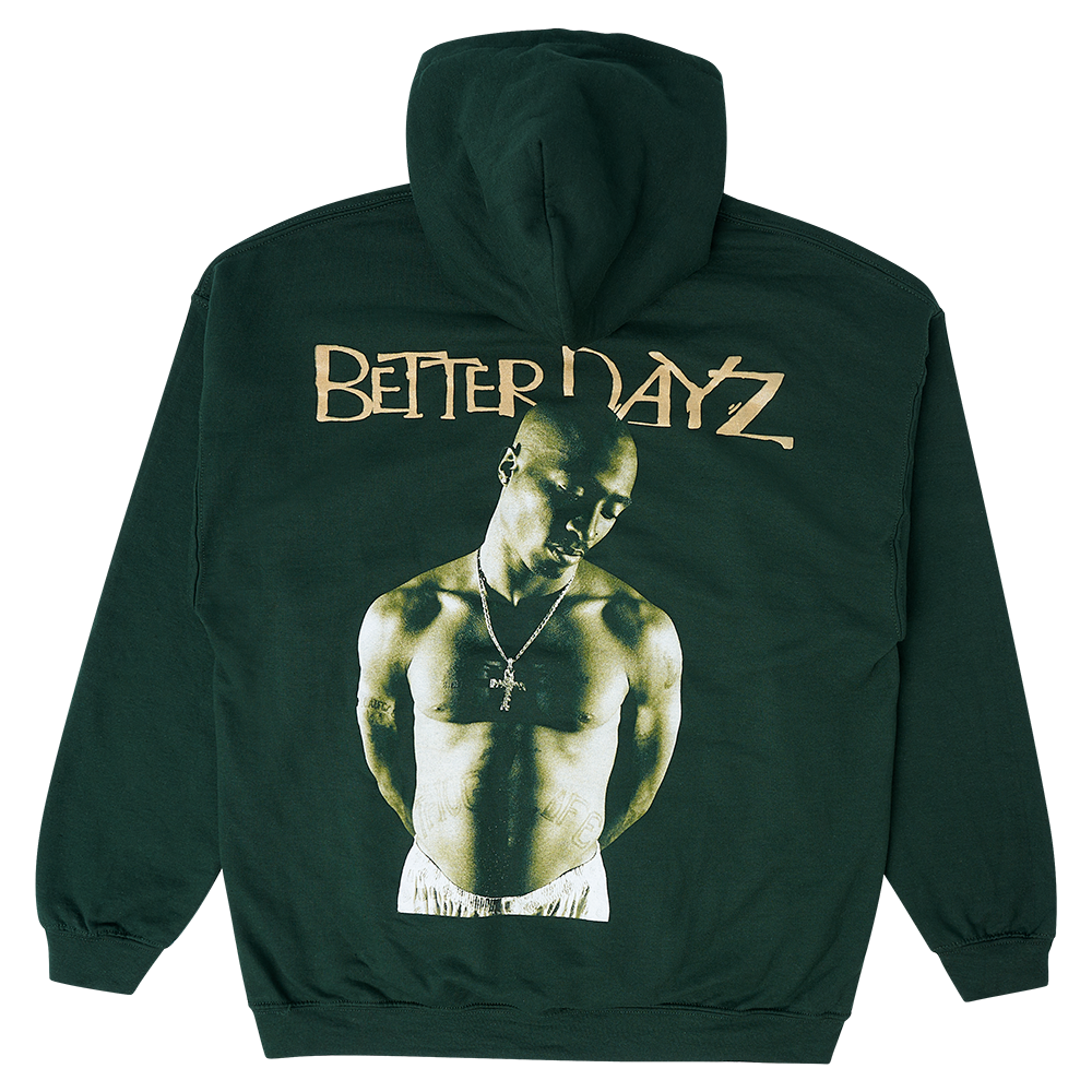 2Pac Holiday Hoodie Back